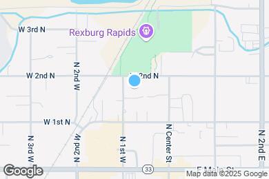 Map image of the property - 160 N 1st W