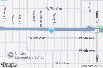 Map image of the property - 521 Perry St