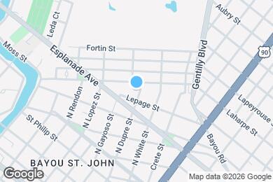 Map image of the property - 1521 N Dupre St
