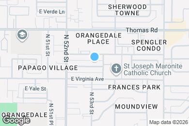 Map image of the property - 5310 E Cambridge Ave