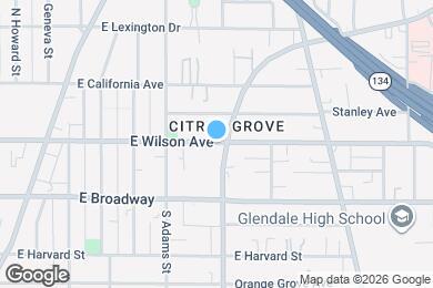 Map image of the property - 1146 E Wilson Ave