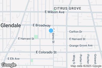 Map image of the property - 127 S Adams St