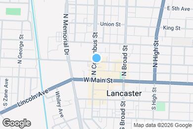 Map image of the property - 130 N Columbus St