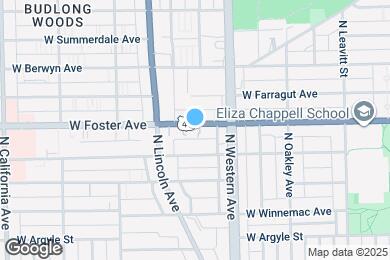 Map image of the property - 2439 W Foster Ave