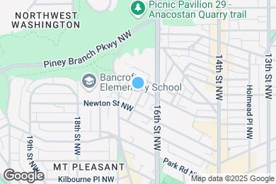 Map image of the property - 3424 Brown St NW