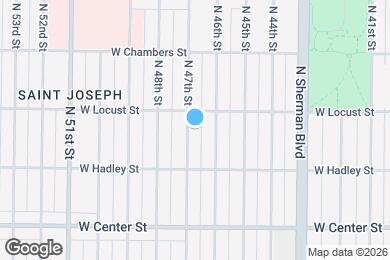 Map image of the property - 2856 N 47th St