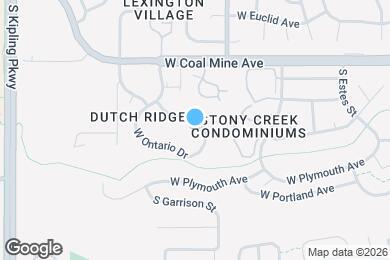 Map image of the property - 9429 W Ontario Dr