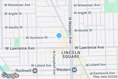 Map image of the property - 2439 W Gunnison St