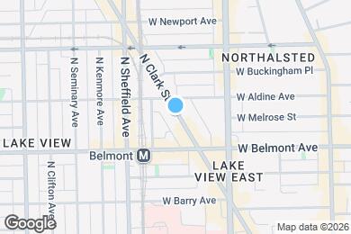 Map image of the property - 3240 N Clark St