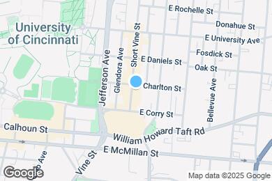 Map image of the property - 2630 Short Vine Street Apartments