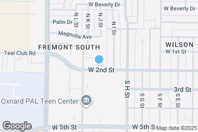 Map image of the property - 1101 W 2nd St