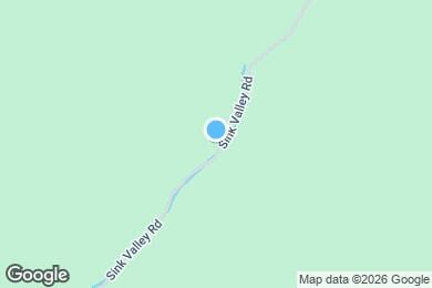 Map image of the property - 3607 Sink Valley Rd