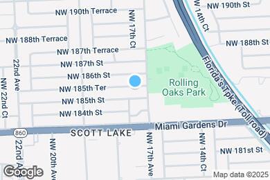 Map image of the property - 1722 NW 185th Ter