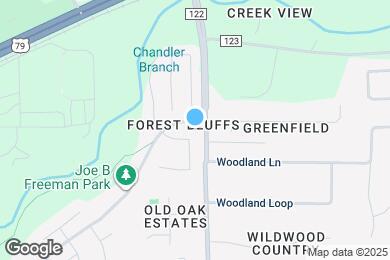 Map image of the property - 1029 Forest Bluff Trail