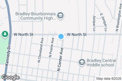 Map image of the property - 457 N Center Ave