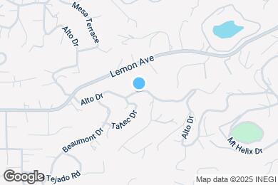 Map image of the property - 9589 Alto Dr