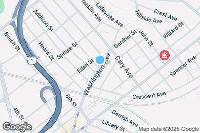 Map image of the property - 128 Washington Ave