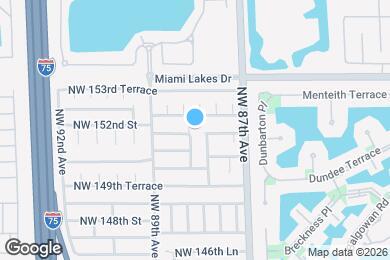 Map image of the property - 15155 NW 88th Ct