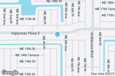 Map image of the property - 517 NE 15th Terrace