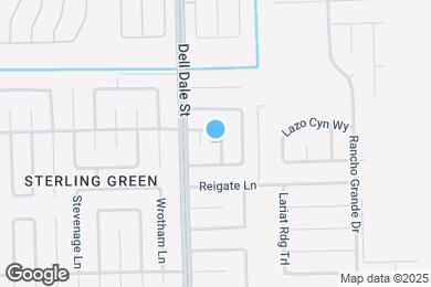 Map image of the property - 1419 Warwick Walk Ln