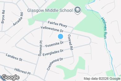 Map image of the property - 6206 Yosemite Dr