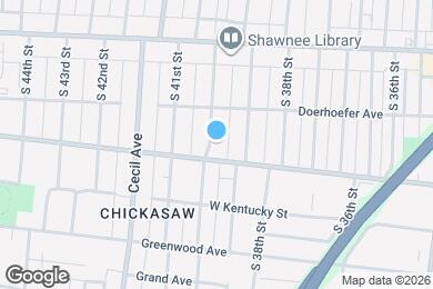 Map image of the property - 825 S 40th St