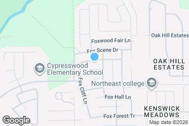 Map image of the property - 7210 Foxvista Ln