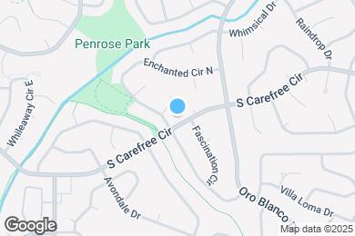 Map image of the property - 4612 S Carefree Cir