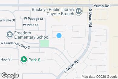 Map image of the property - 21843 W Cocopah St