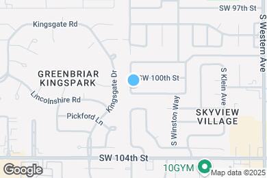 Map image of the property - 1229 SW 100th Terrace