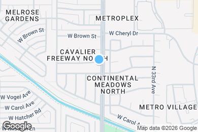 Map image of the property - 3501 W Ironwood Dr
