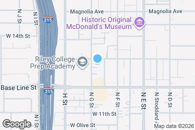 Map image of the property - 1279 N G St