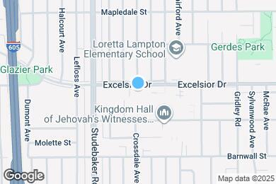 Map image of the property - 11102 Excelsior Dr