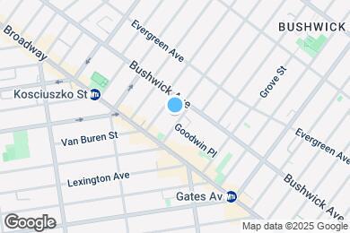Map image of the property - 1071 Greene Ave