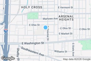 Map image of the property - 124 N Oriental St