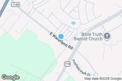 Map image of the property - 237 E Waterlynn Rd