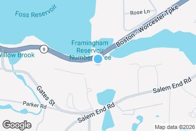 Map image of the property - 1450 Worcester Rd