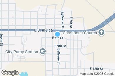Map image of the property - 800 Bellevue St