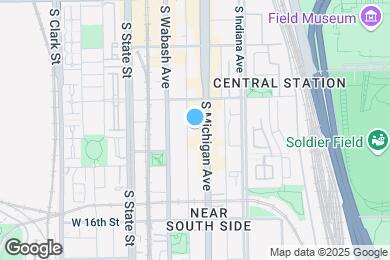 Map image of the property - 1430 S Michigan Ave