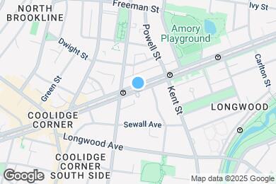 Map image of the property - 1405 Beacon St
