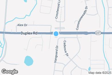 Map image of the property - 1024 Vanguard Dr