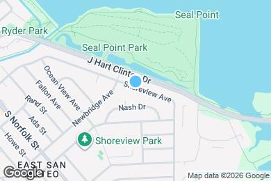 Map image of the property - 1936 Shoreview Ave