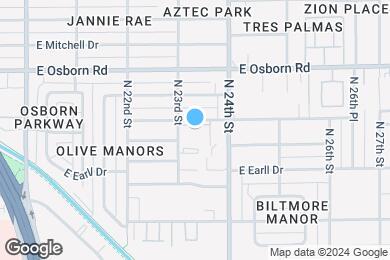 Map image of the property - Portola Biltmore