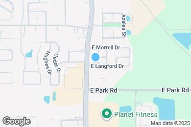 Map image of the property - 306 E Langford Dr