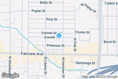 Map image of the property - 6215 W Everett St