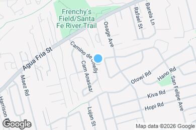 Map image of the property - 969 Camino de Chelly