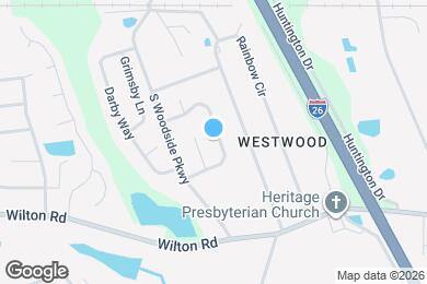 Map image of the property - 151 Whispering Glen Cir