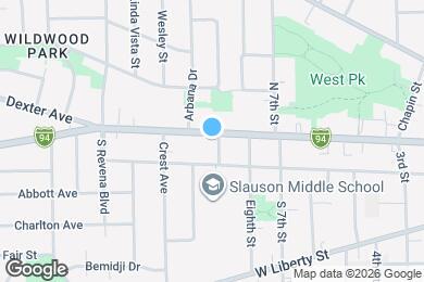 Map image of the property - 1103 W Huron St