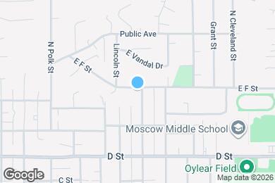 Map image of the property - 651 N Hayes St