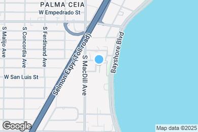 Map image of the property - 3301 Bayshore Blvd